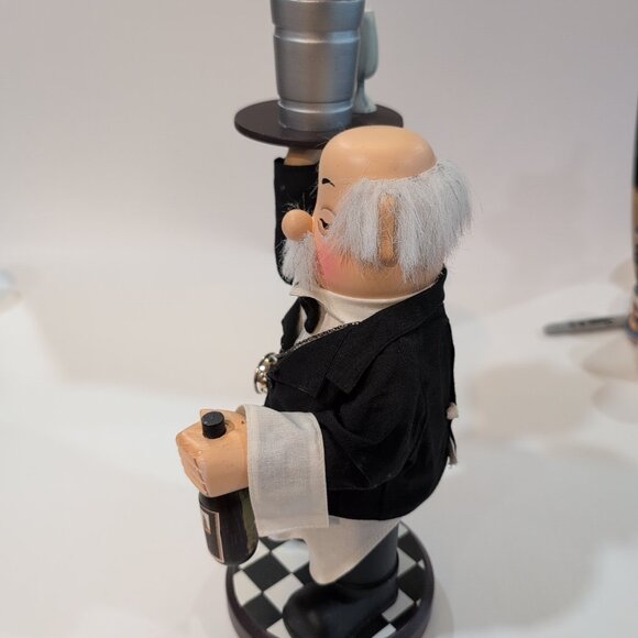 Vintage Zim's Heirloom Collectibles 2002 Wine Waiter Nutcracker 12-1/2" Tall - Picture 4 of 8